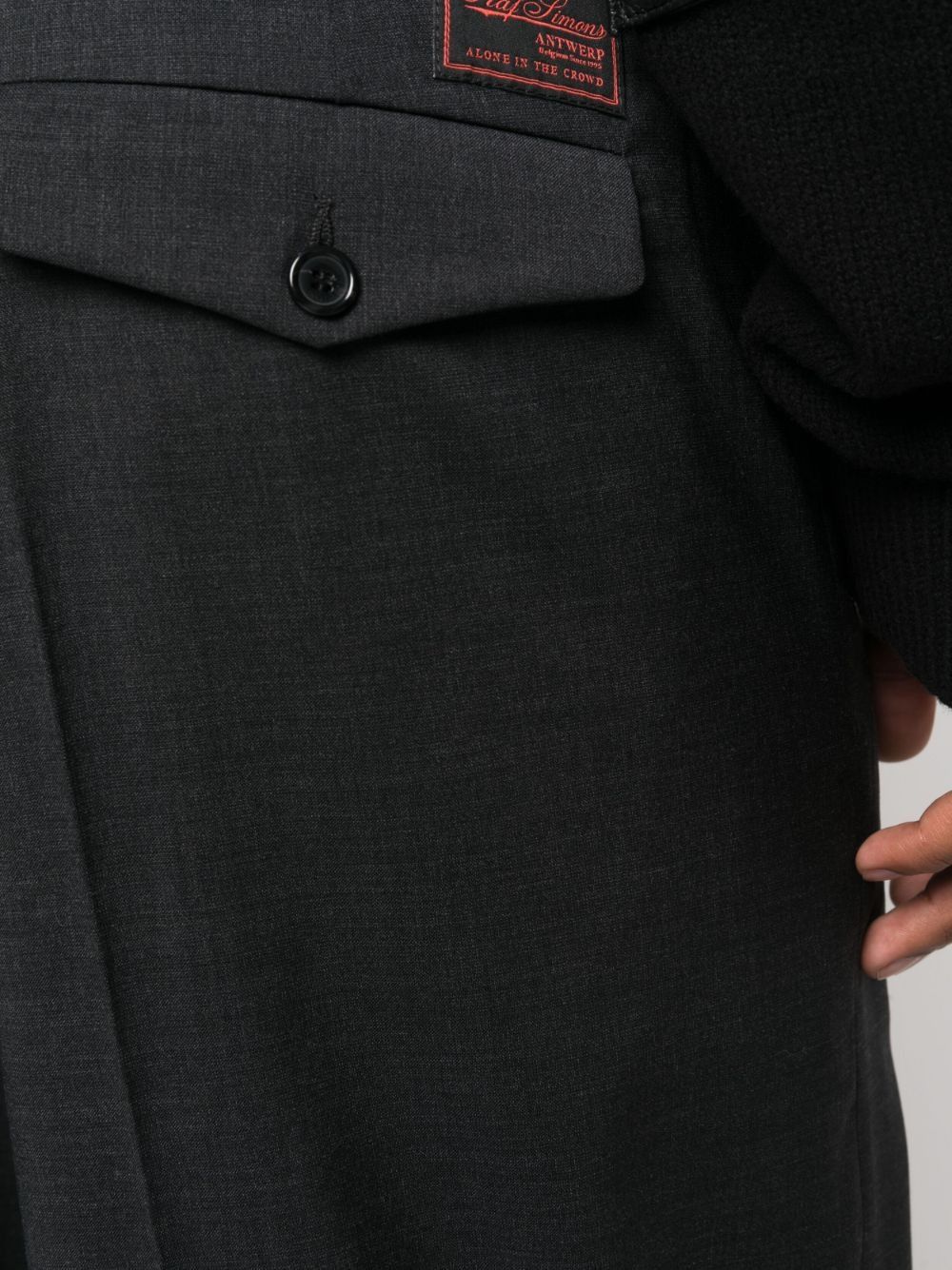 Raf Simons o1y0325 Casual Pant in Charcoal Size US 34 / EU 50 - 3 Thumbnail