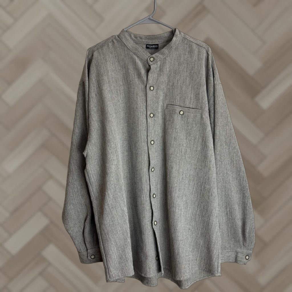 VINTAGE Romeo Button-Up Shirt Unbranded Multicolor XL Men Long Sleeve Button-Up Shirt (Rom eo?)