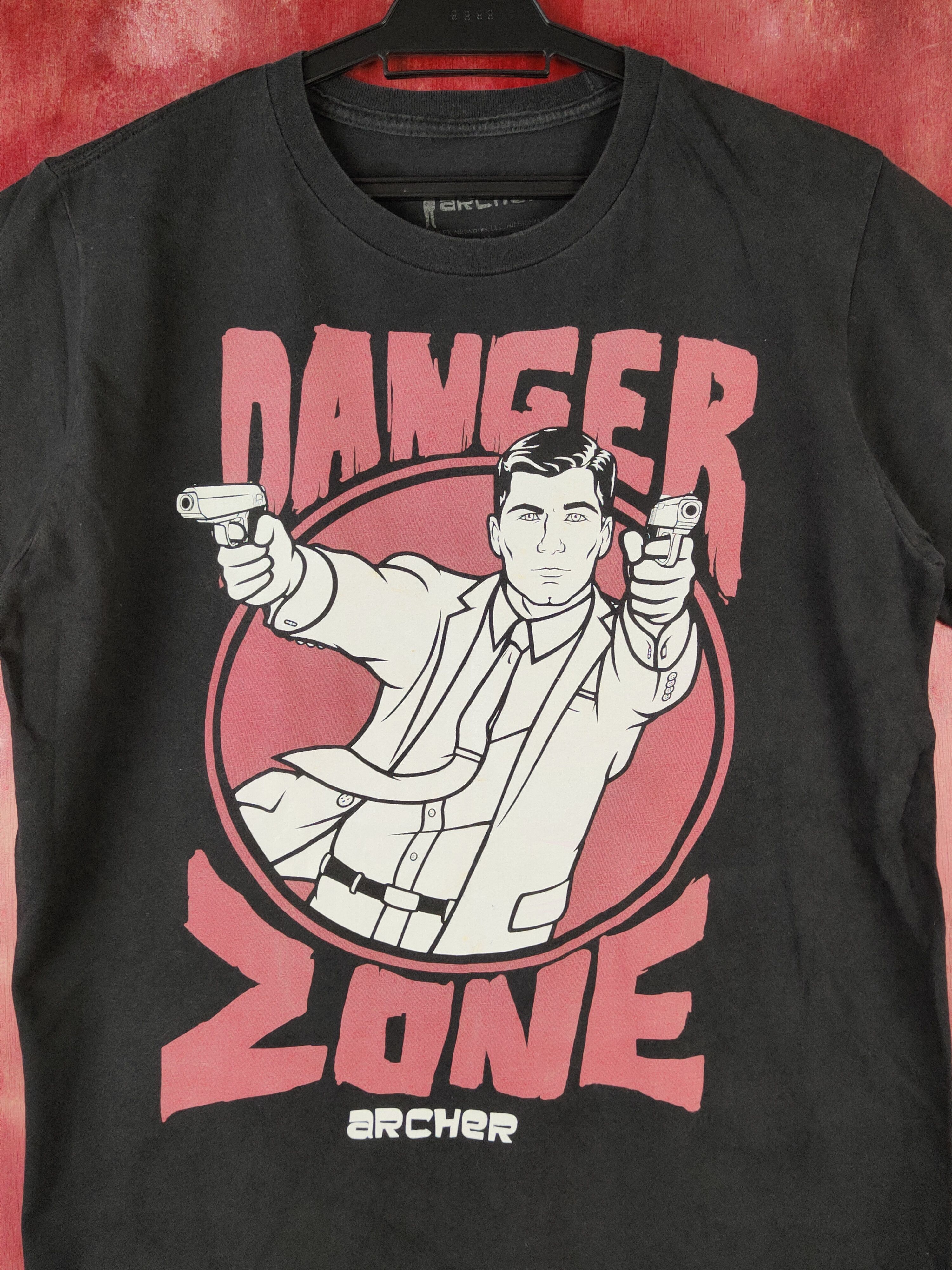 Japanese Brand Archer Black Short Sleeve T-shirts #S2295 Size US M / EU 48-50 / 2 - 2 Thumbnail