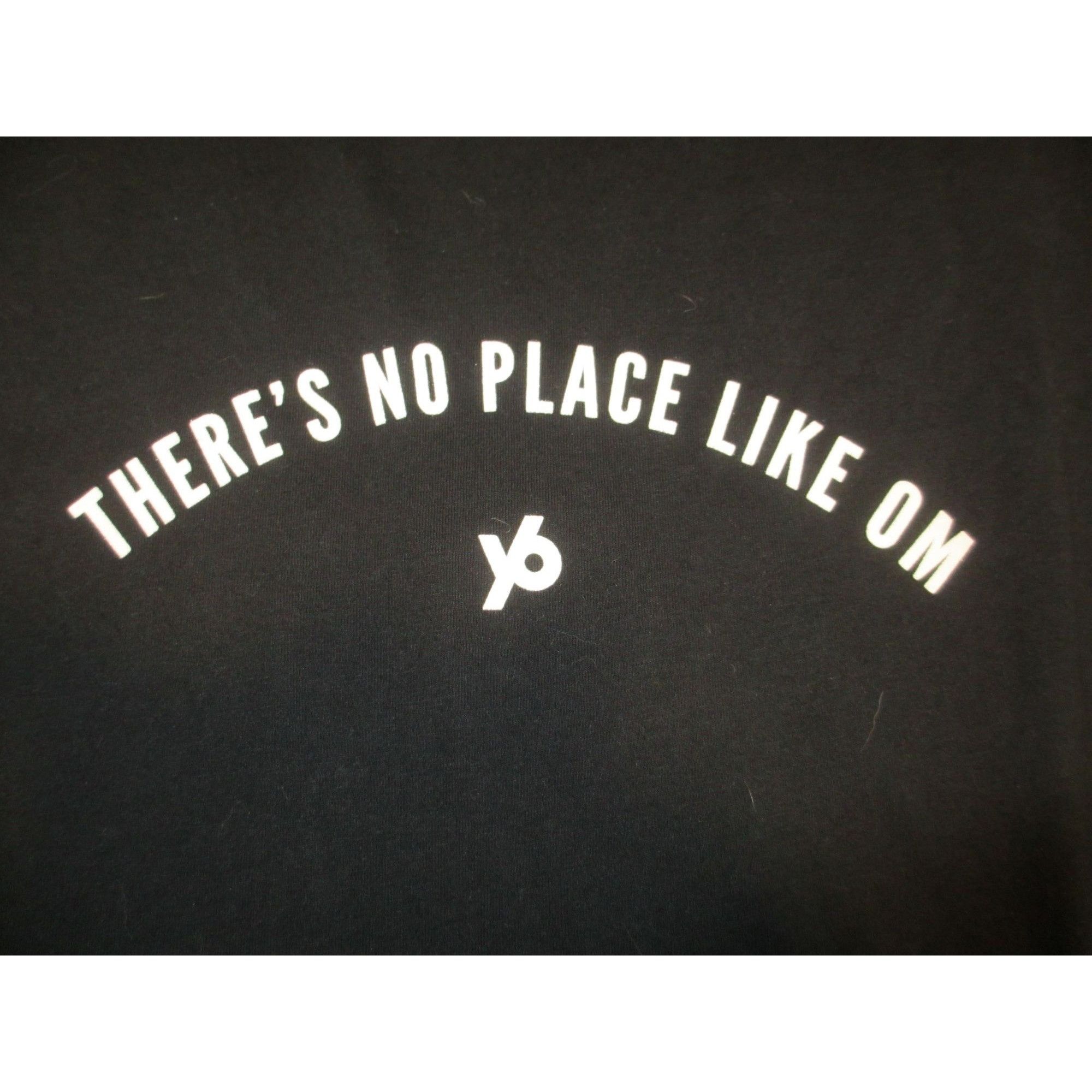 Gildan Theres No Place Like Om YogaSix Softstyle Black Tee Unisex X Size XL / US 12-14 / IT 48-50 - 1 Thumbnail