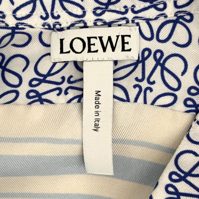 Loewe Loewe Patchwork logo printed on a long-sleeved asymmetrica Size S / US 4 / IT 40 - 5 Thumbnail