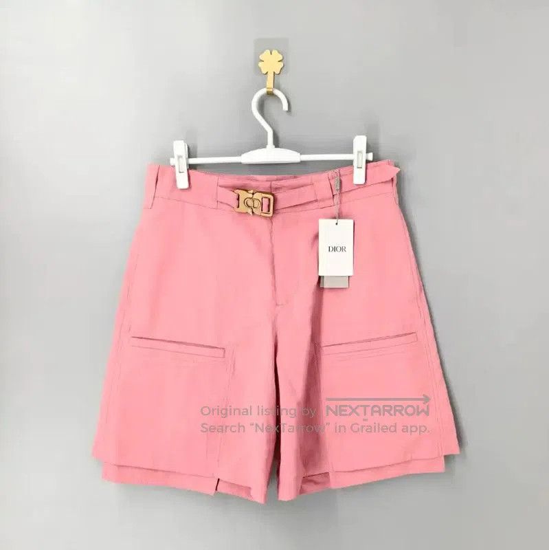 Dior Dior Men's Pink Cotton Shorts . Size US 27 - 1 Thumbnail
