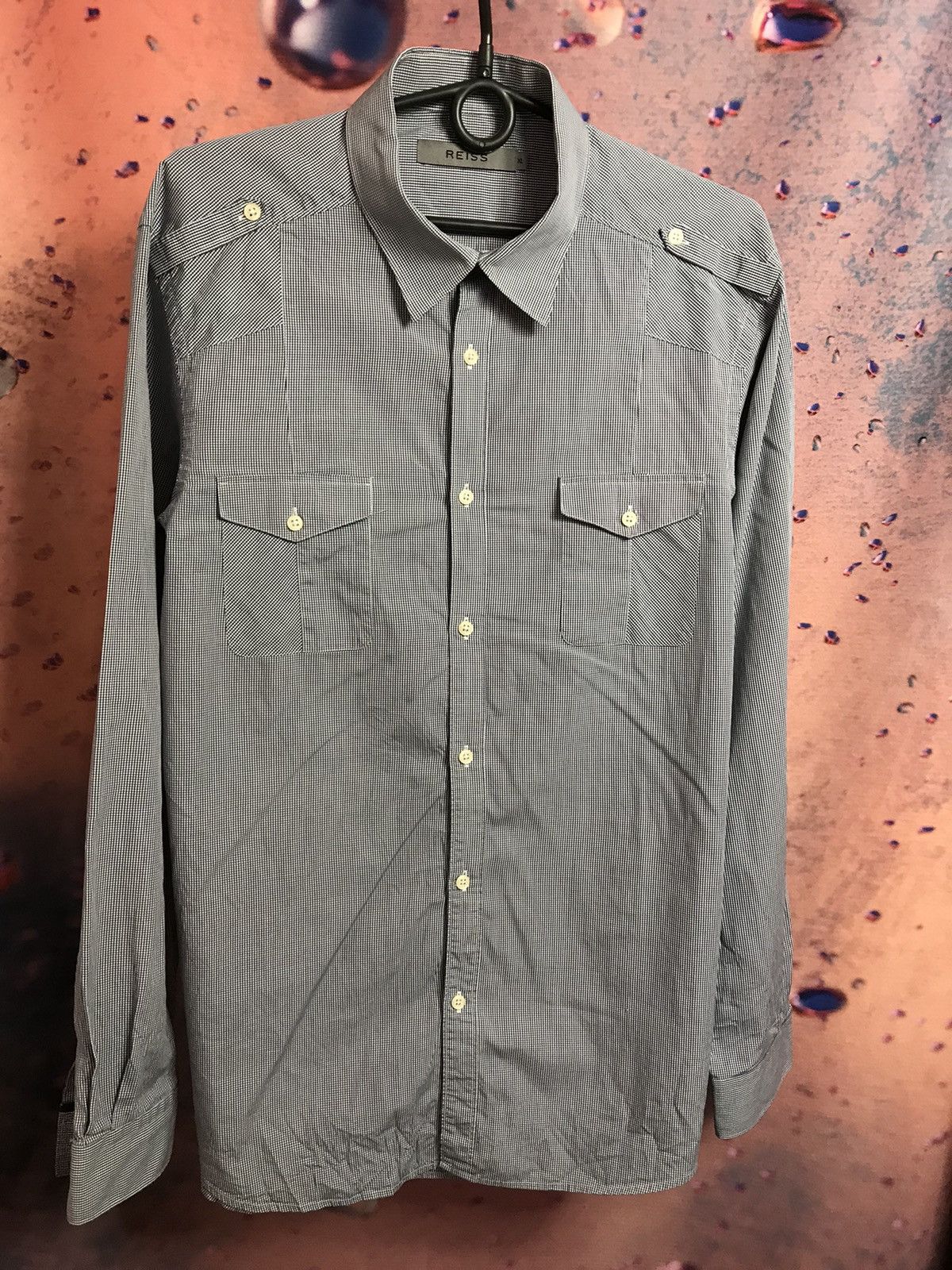Reiss Reiss luxury streetwear shirt Size US L / EU 52-54 / 3 - 2 Thumbnail