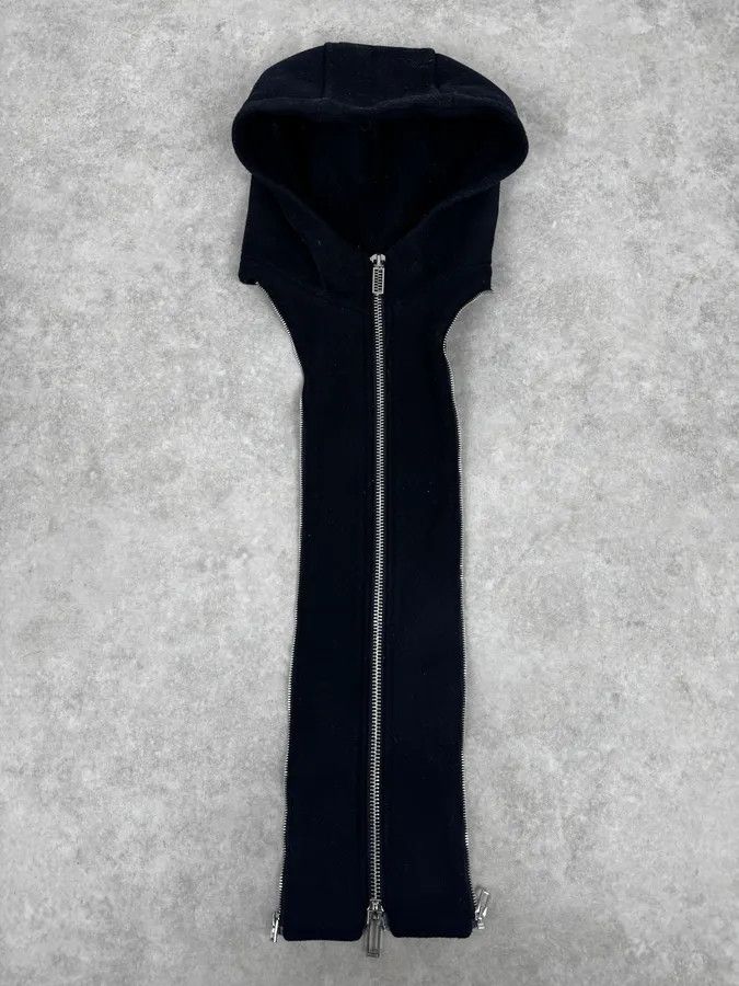 Emporio Armani FW2019 Emporio Armani Navy Wool Layers Long Jacket Size US M / EU 48-50 / 2 - 10 Thumbnail