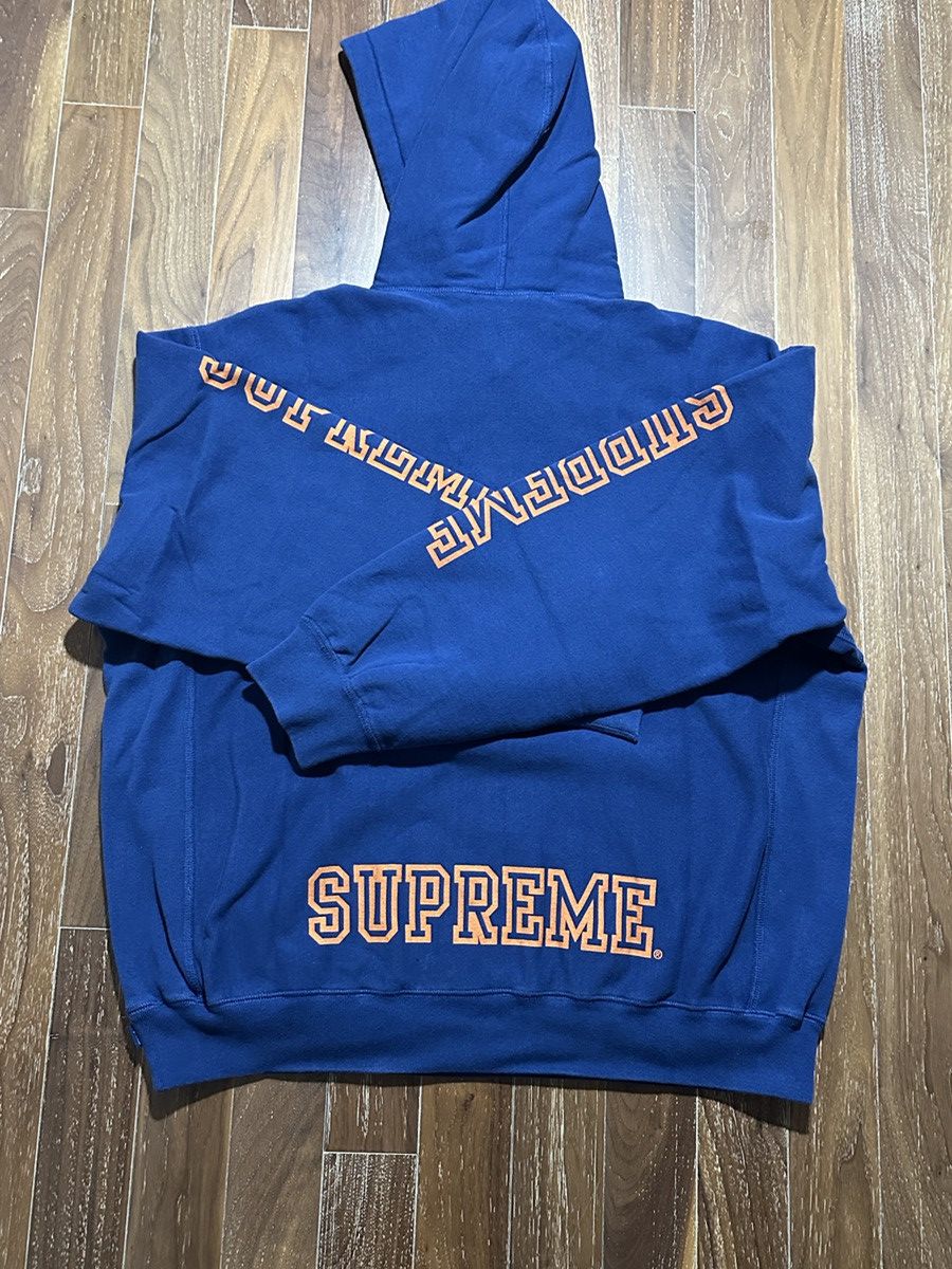 Supreme Supreme Stacked Varsity Hoodie L Size US L / EU 52-54 / 3 - 5 Thumbnail