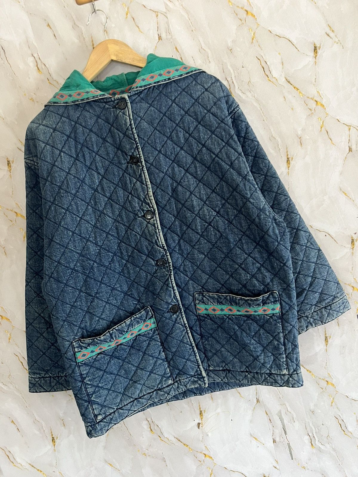 Benetton VINTAGE BENETTON DENIM JACKET Size US XXL / EU 58 / 5 - 4 Thumbnail