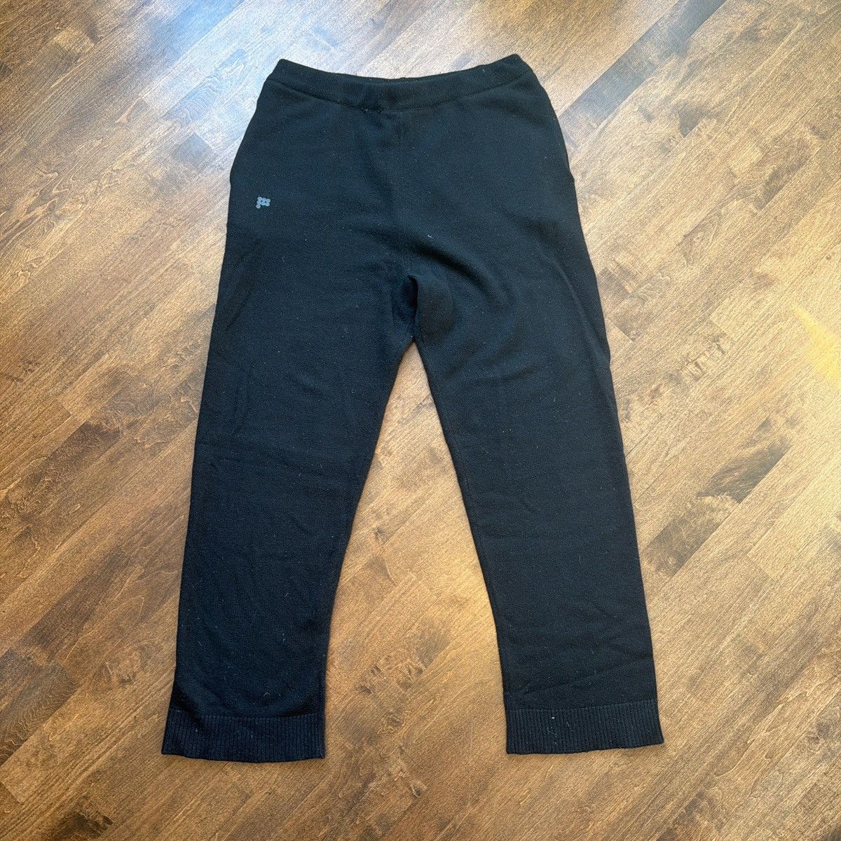 Pangaia black cashmere sweatpants