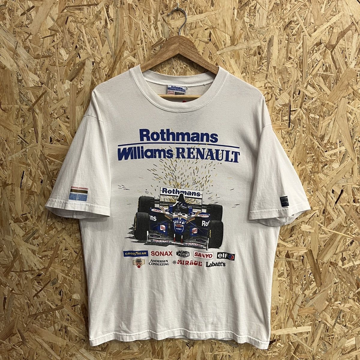 Formula 1 Vintage Rothmans Williams Renault 1996 Goodsports Tee TShirt Size US XL / EU 56 / 4 - 1 Thumbnail