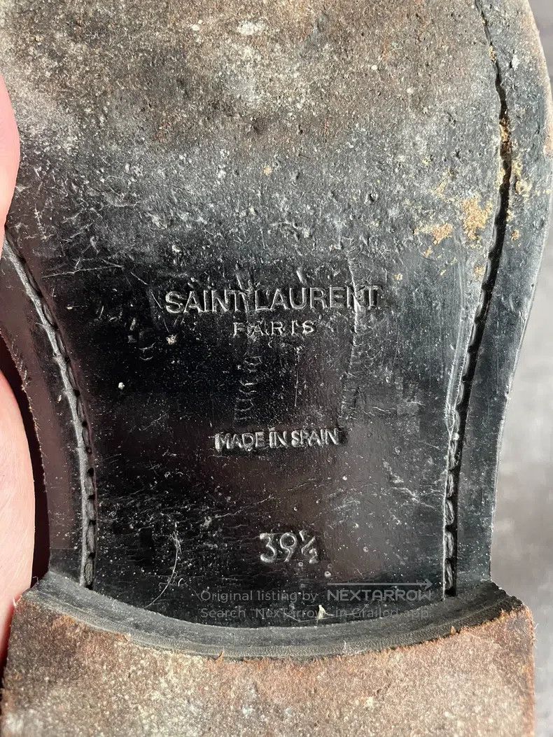 Saint Laurent Paris Saint Laurent Paris Calf Leather Military Boots Size US 6 / EU 39 - 5 Thumbnail