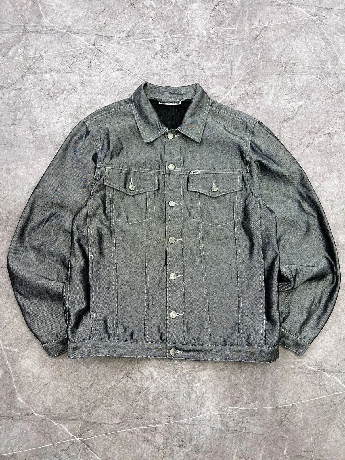 Wu-Tang Clan Vintage Wu tang style metallic denim jacket trucker y2k Size US L / EU 52-54 / 3 - 1 Thumbnail