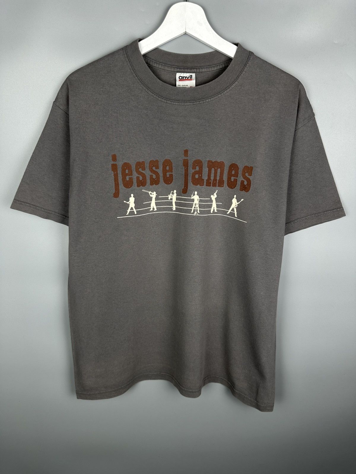 Vintage 90s Vintage Jesse James Soul Singer T Shirt Tee Jazz Anvil Size US M / EU 48-50 / 2 - 1 Thumbnail