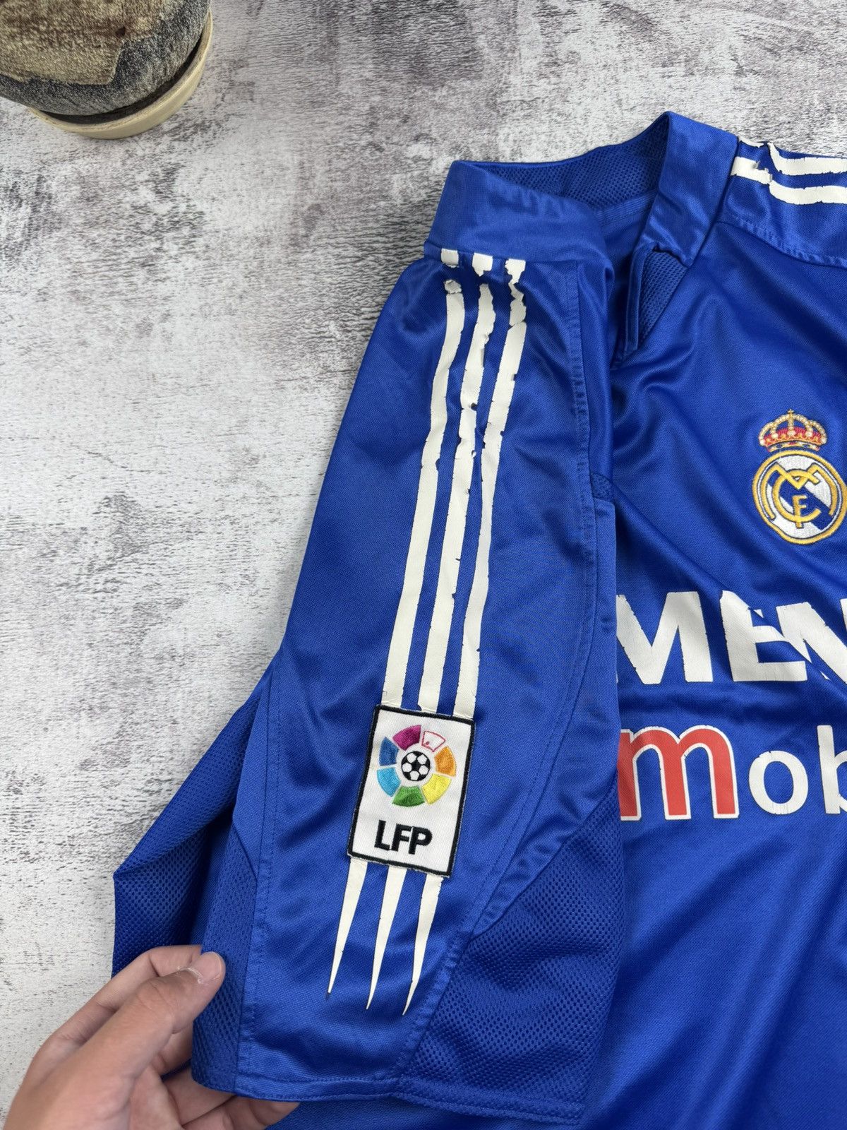 Adidas × Vintage Real Madrid 2004/2005 Adidas Third Kit 3 La Liga Jersey Blockcore T Shirt Tee Size US M / EU 48-50 / 2 - 11 Thumbnail
