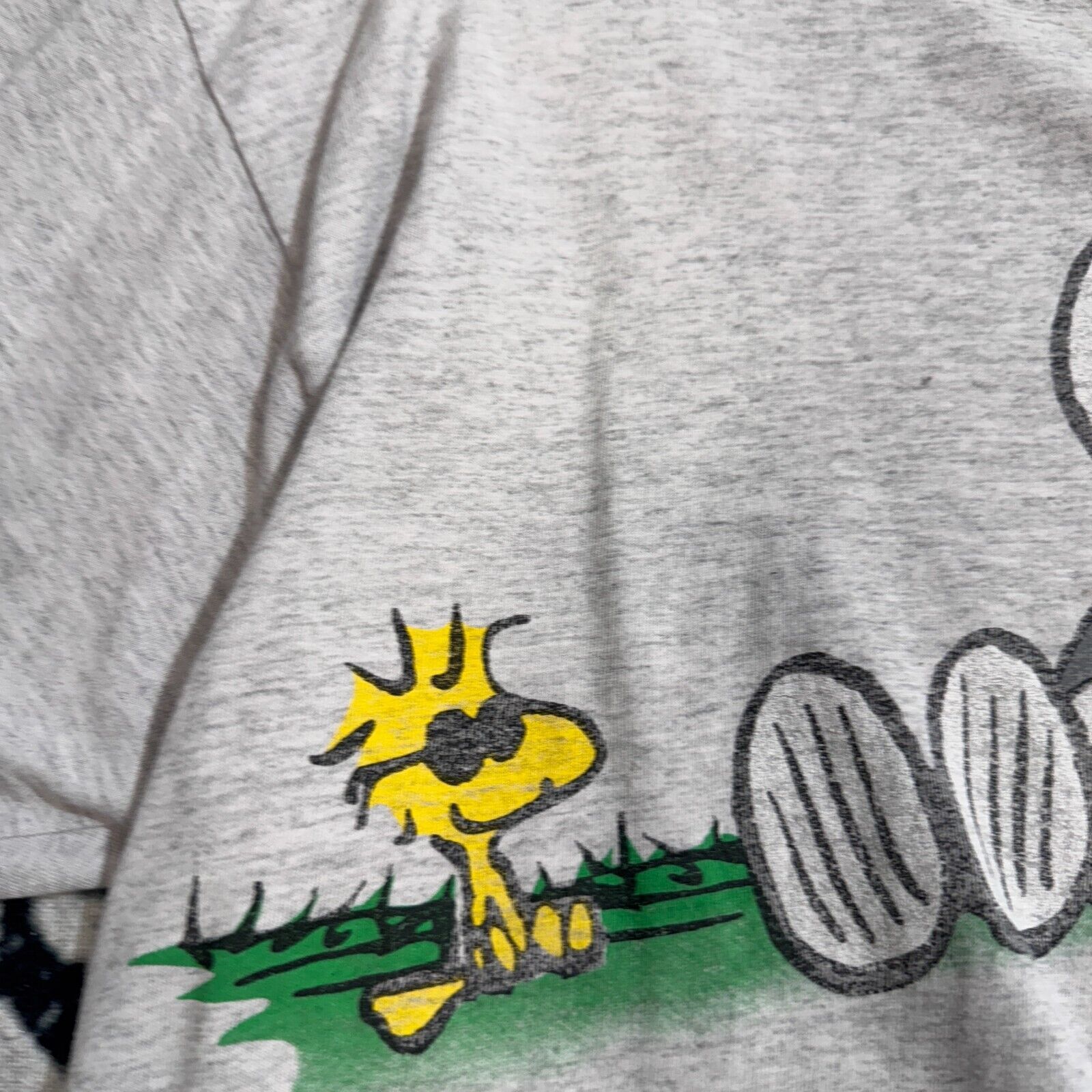Vintage Gray Cotton T-Shirt Size L Snoopy 1971 Fashion Collectibl Size US L / EU 52-54 / 3 - 6 Thumbnail