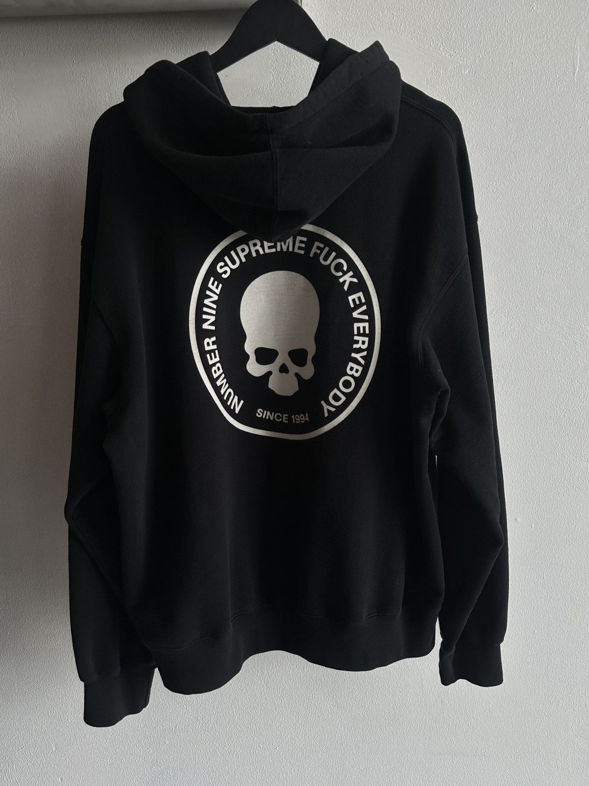 Supreme Supreme x Number (N)ine FW25 F* Everybody Hooded Sweatshirt Size US L / EU 52-54 / 3 - 8 Thumbnail