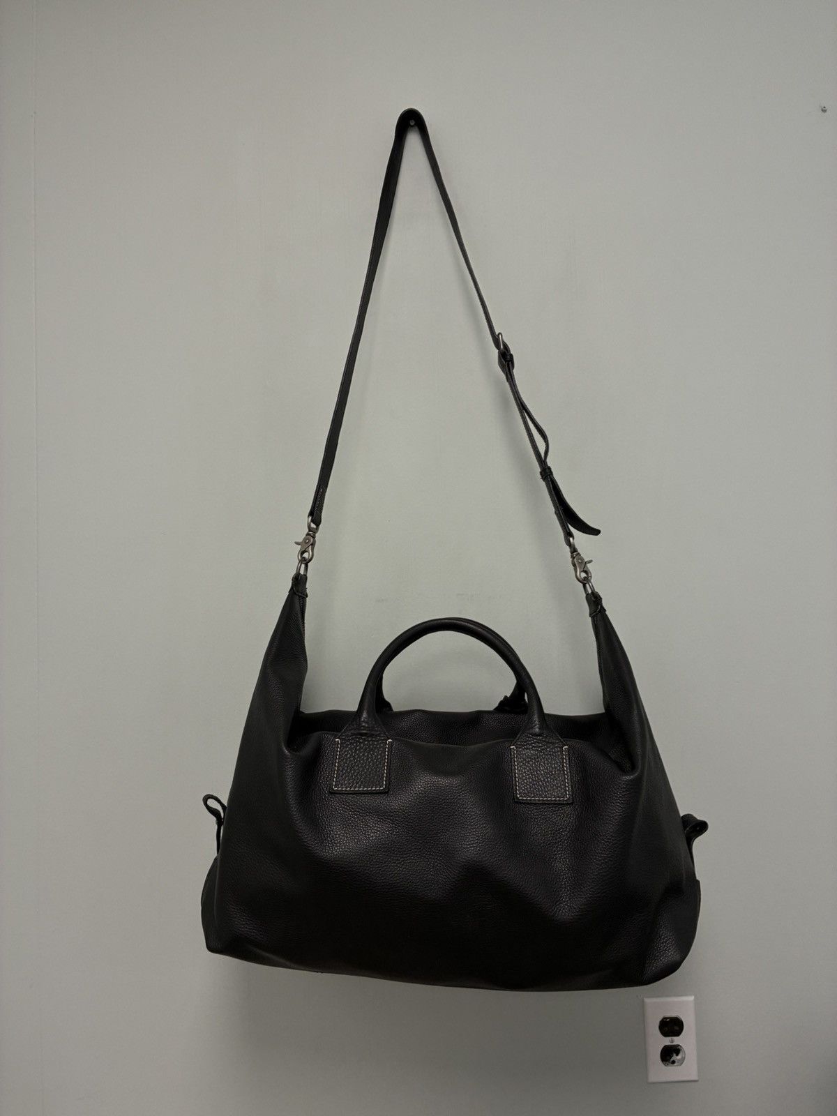 John Varvatos Vachetta Leather Duffle Bag Size ONE SIZE - 15 Thumbnail