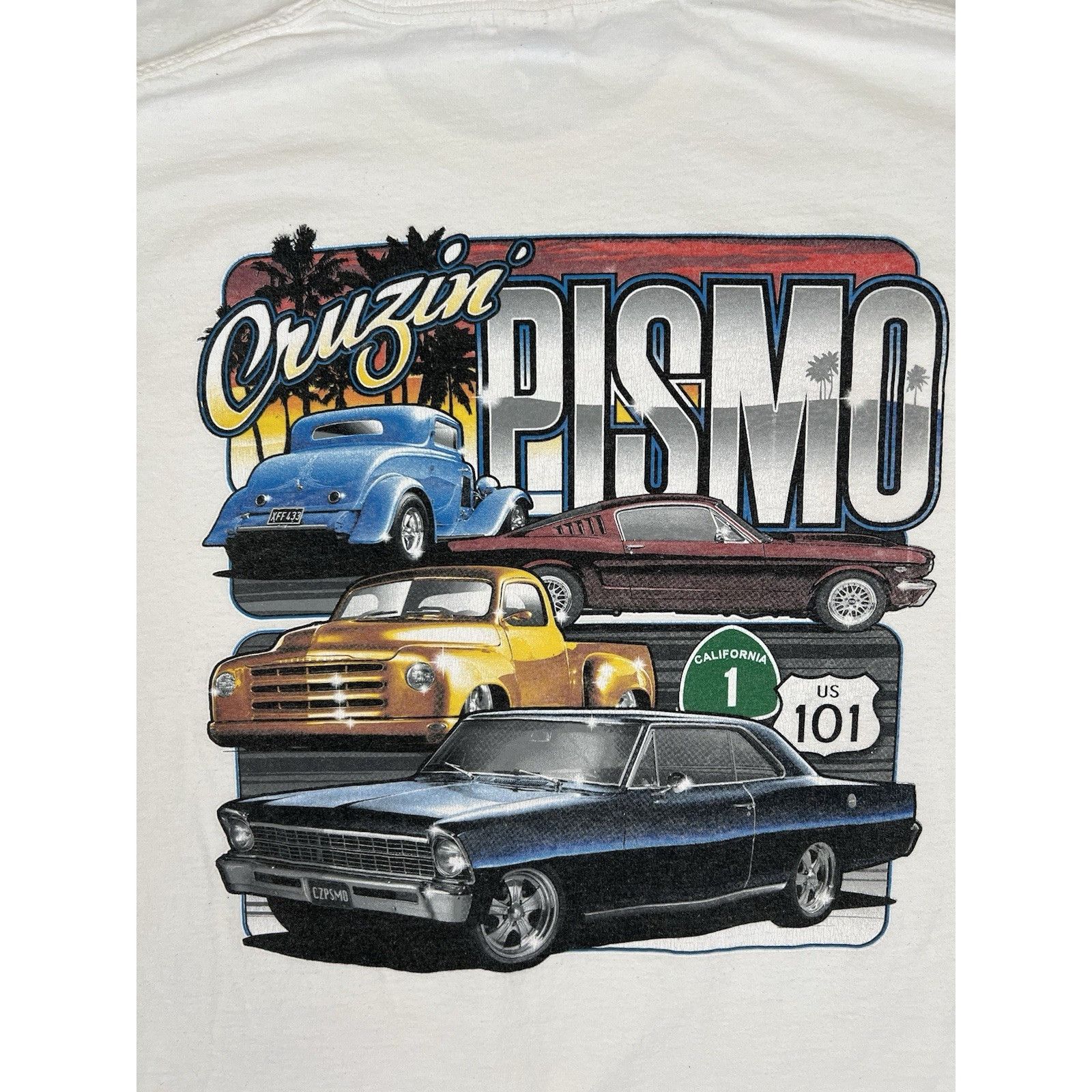 Other Vintage Cruzin Pismo Beach T-Shirt Size 2XL Car Show Hot Rod Size US XXL / EU 58 / 5 - 9 Thumbnail