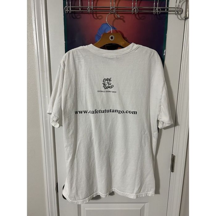 Vintage Vintage Cafe Te Tu Tango White Art T-shirt Size XL | Grailed