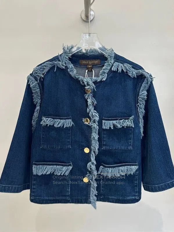 Other Louis Vuitton Fringe Denim Jacket for Women . Size S / US 4 / IT 40 - 1 Thumbnail
