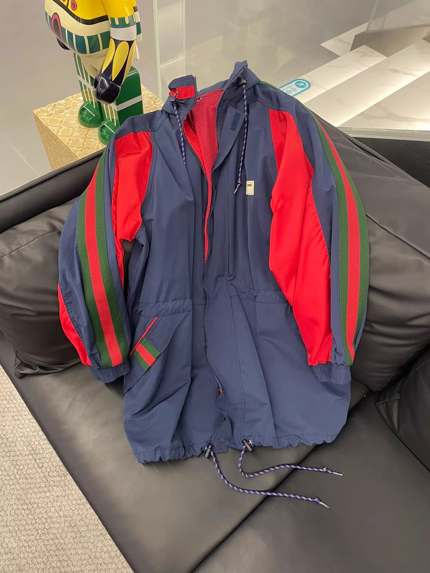 Gucci Gucci Stripe Windbreaker Men's 44 Excellent Size US S / EU 44-46 / 1 - 1 Thumbnail