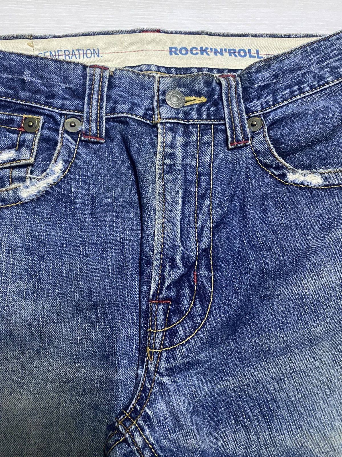 PPFM × The Smiths Vintage Perfomance Ppfm Custom Distressed Jeans Size US 32 / EU 48 - 10 Thumbnail