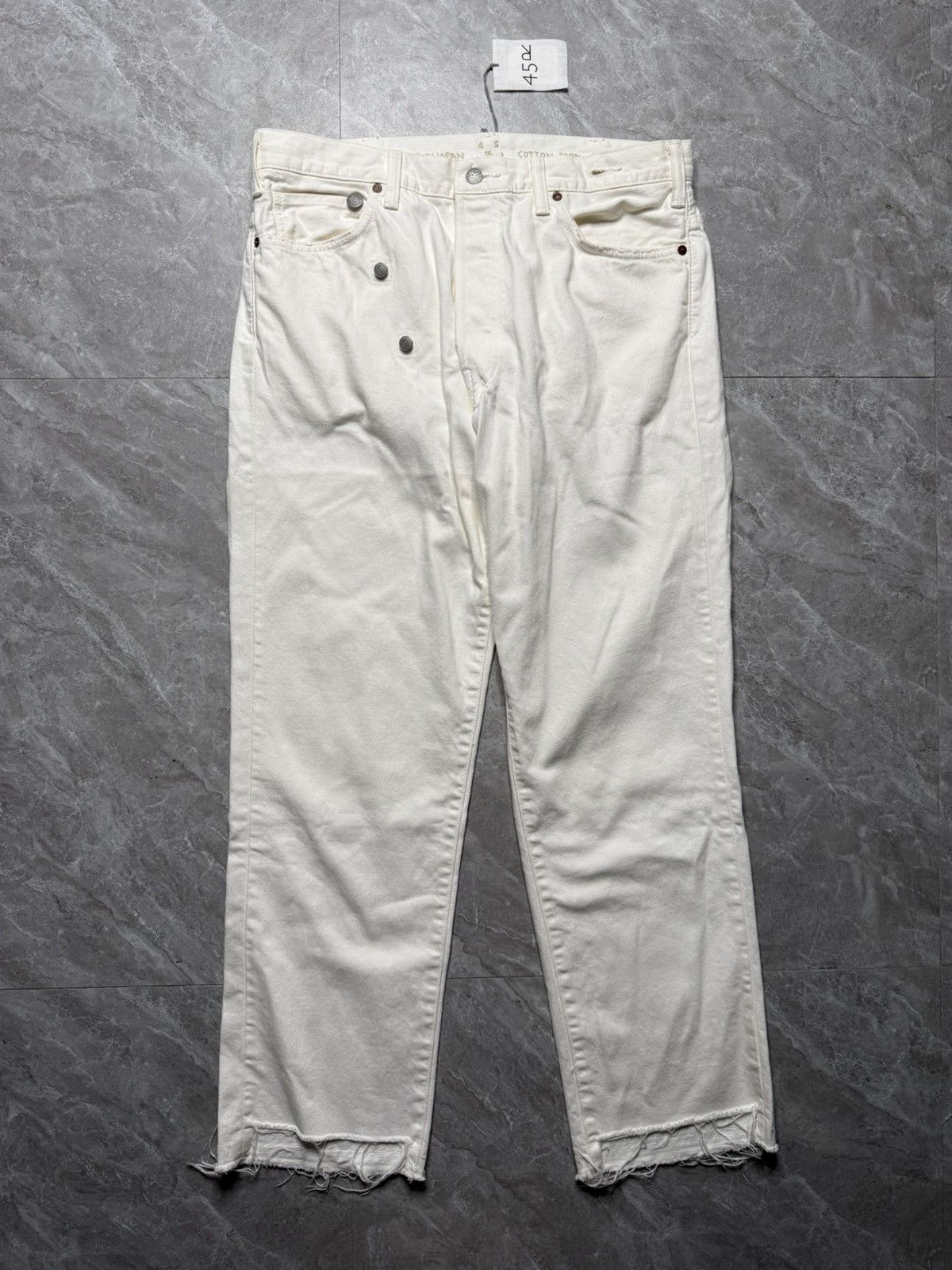 45rpm 45RPM RYE MUGI DENIM CROSSOVER JEANS Size US 28 / EU 44 - 5 Thumbnail