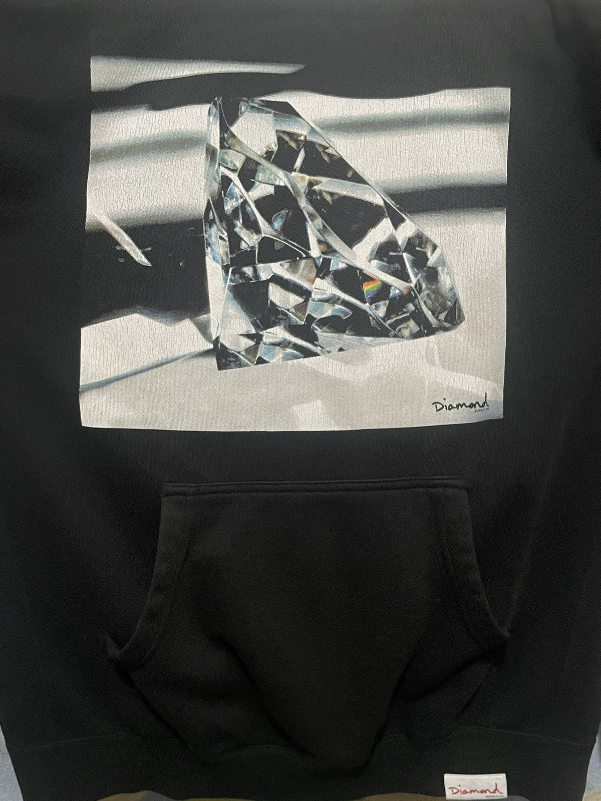 Diamond Supply Co. Diamond Supply Co 2012 Big Crystal Hoodie Size US L / EU 52-54 / 3 - 1 Thumbnail