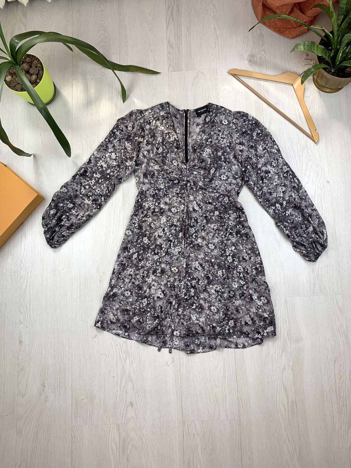 The Kooples THE KOOPLES PARIS Floral Print V-neck Mini Dress Size 4 Size L / US 10 / IT 46 - 1 Thumbnail