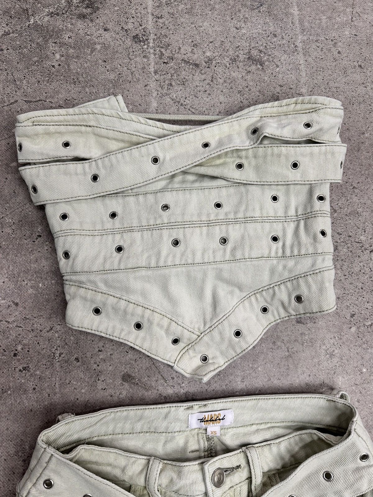 Junya Watanabe Vintage Suits Metal Avantgarde Japanese Rare Rick Owens Size 28" / US 6 / IT 42 - 7 Thumbnail
