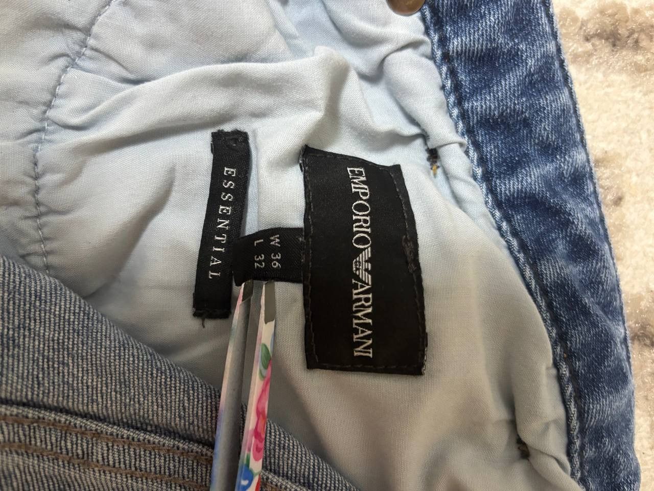 Emporio Armani Emporio Armani Essential Men’s Jeans - W36 L32 Size US 36 / EU 52 - 10 Thumbnail