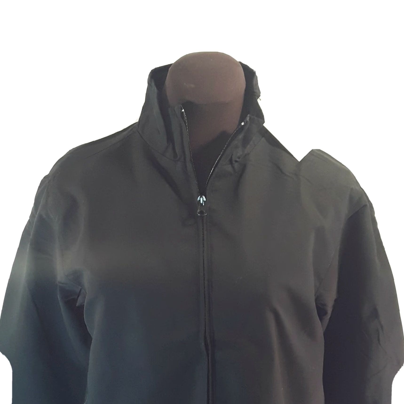 Vintage WOMENS GOLFERS HERITAGE BLACK WINDBREAKER CROSS NWT FULLZIP W/ POCKETS SMALL C11 Size S / US 4 / IT 40 - 2 Thumbnail