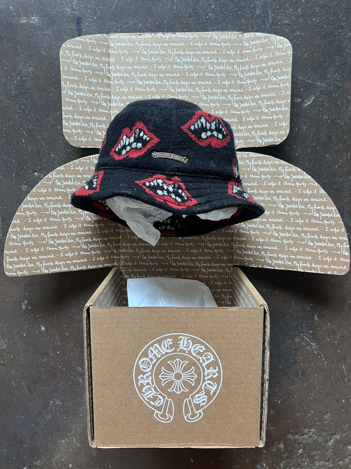 Chrome Hearts Chrome Hearts Chomper Bucket Hat Size ONE SIZE - 6 Thumbnail