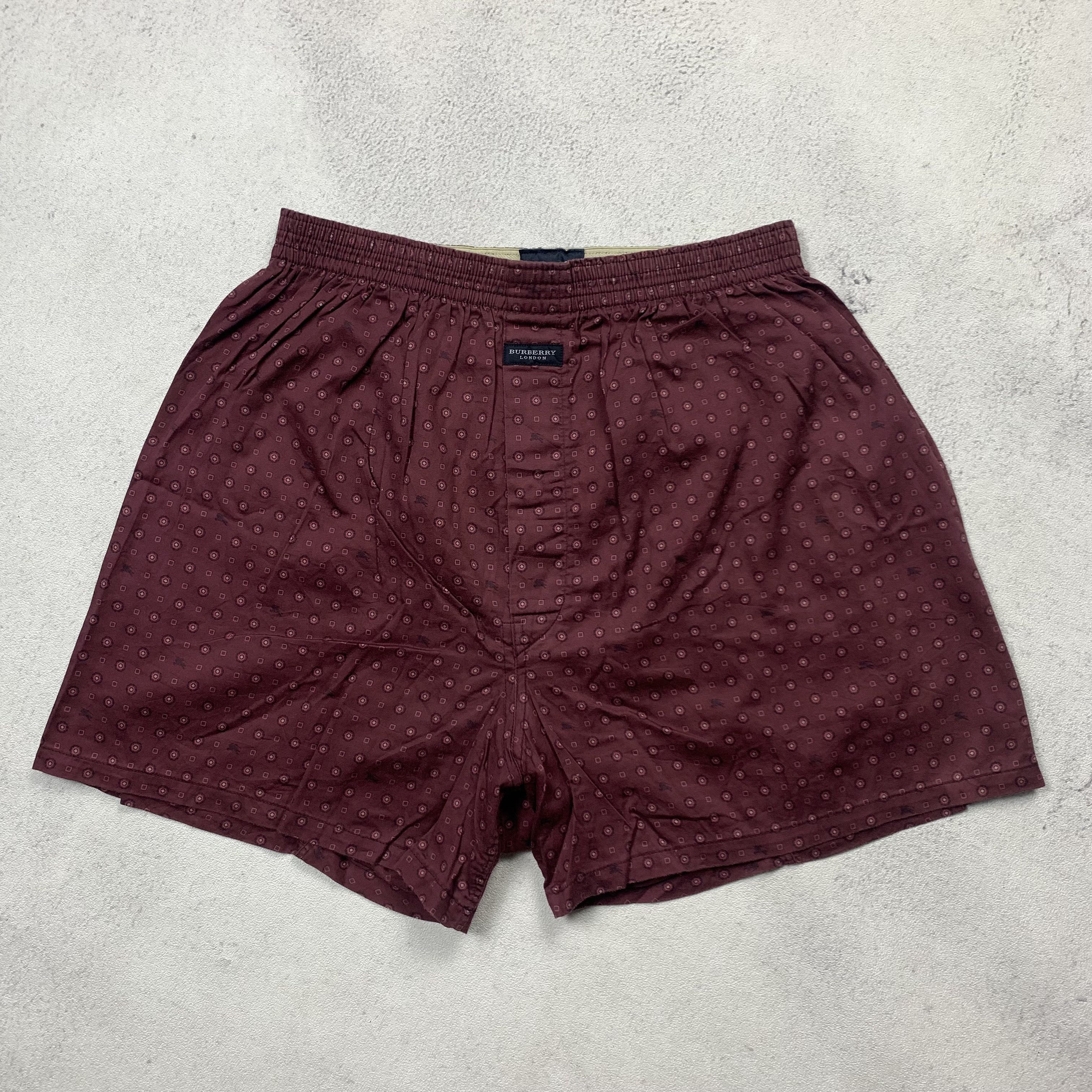 Burberry Burberry Boxer Overprint Logo Short Pants Underwear Size US 32 / EU 48 - 1 Thumbnail