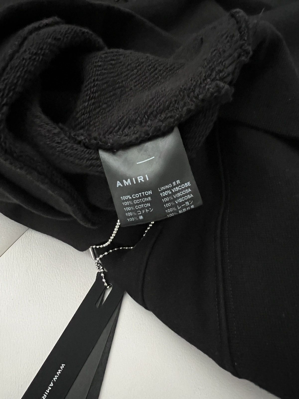 Amiri AMIRI core logo black hoodie Size US M / EU 48-50 / 2 - 2 Thumbnail