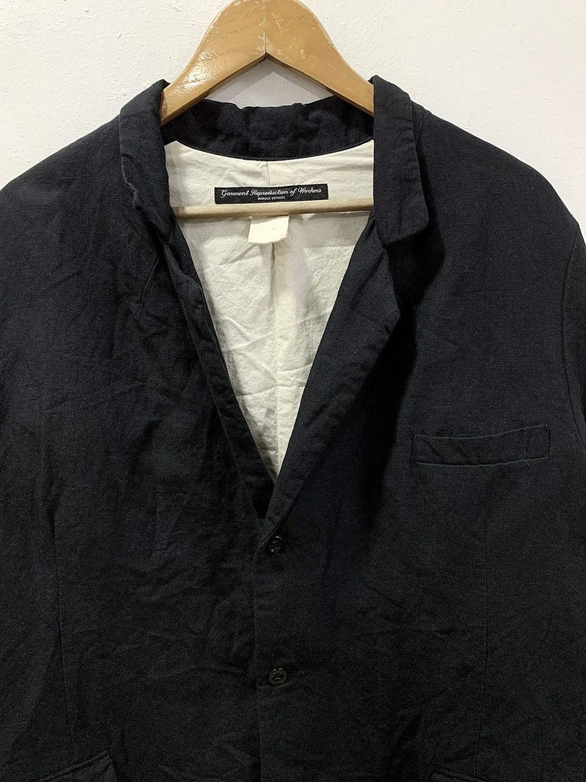 Garment Reproduction of Workers GARMENT REPRODUCTION OF WORKERS LINEN-COTTON COAT Size US XL / EU 56 / 4 - 4 Thumbnail
