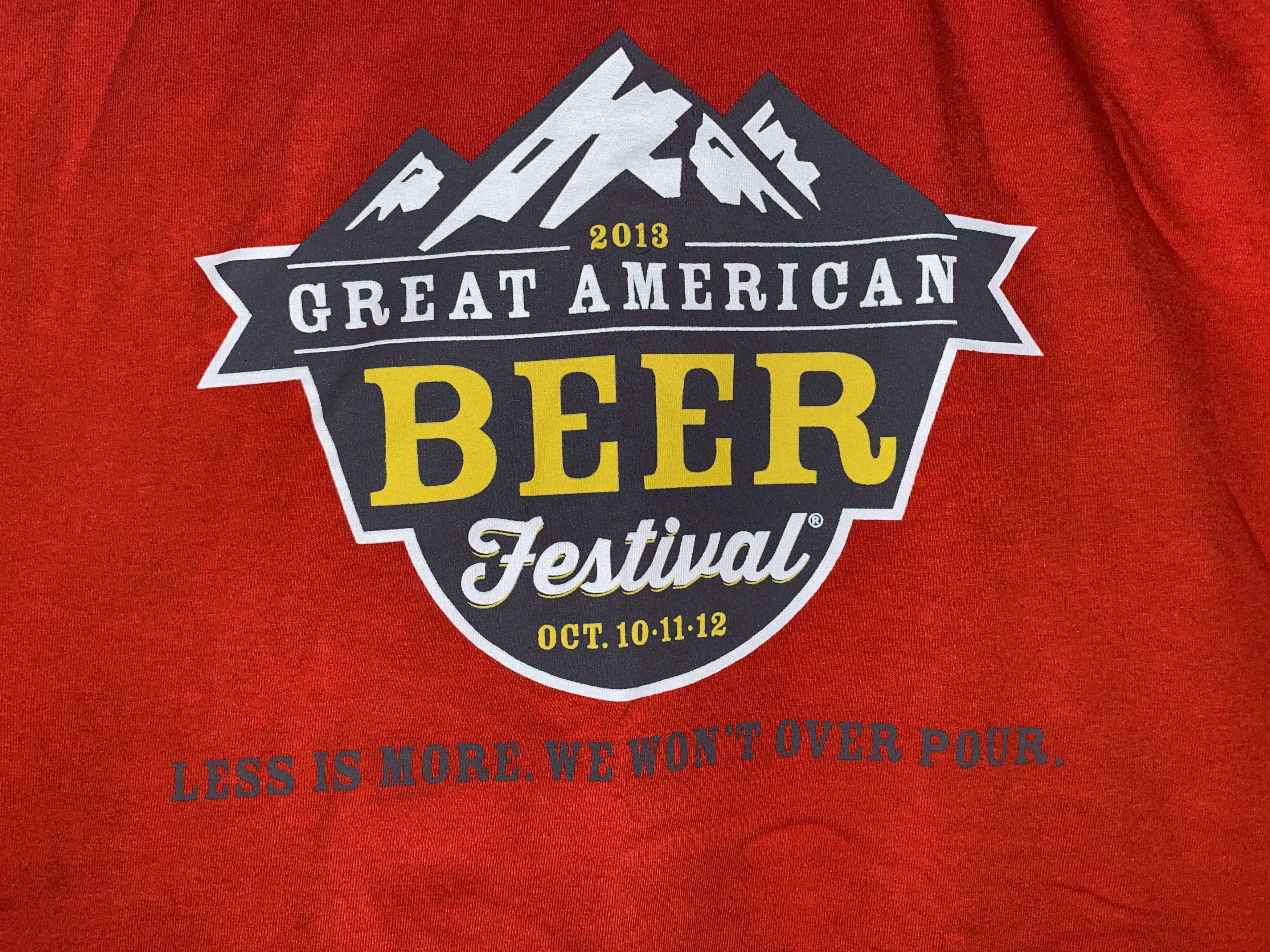 Other 2013 Great American BEER Festival t shirt Denver Colorado 2X Size US XXL / EU 58 / 5 - 2 Thumbnail