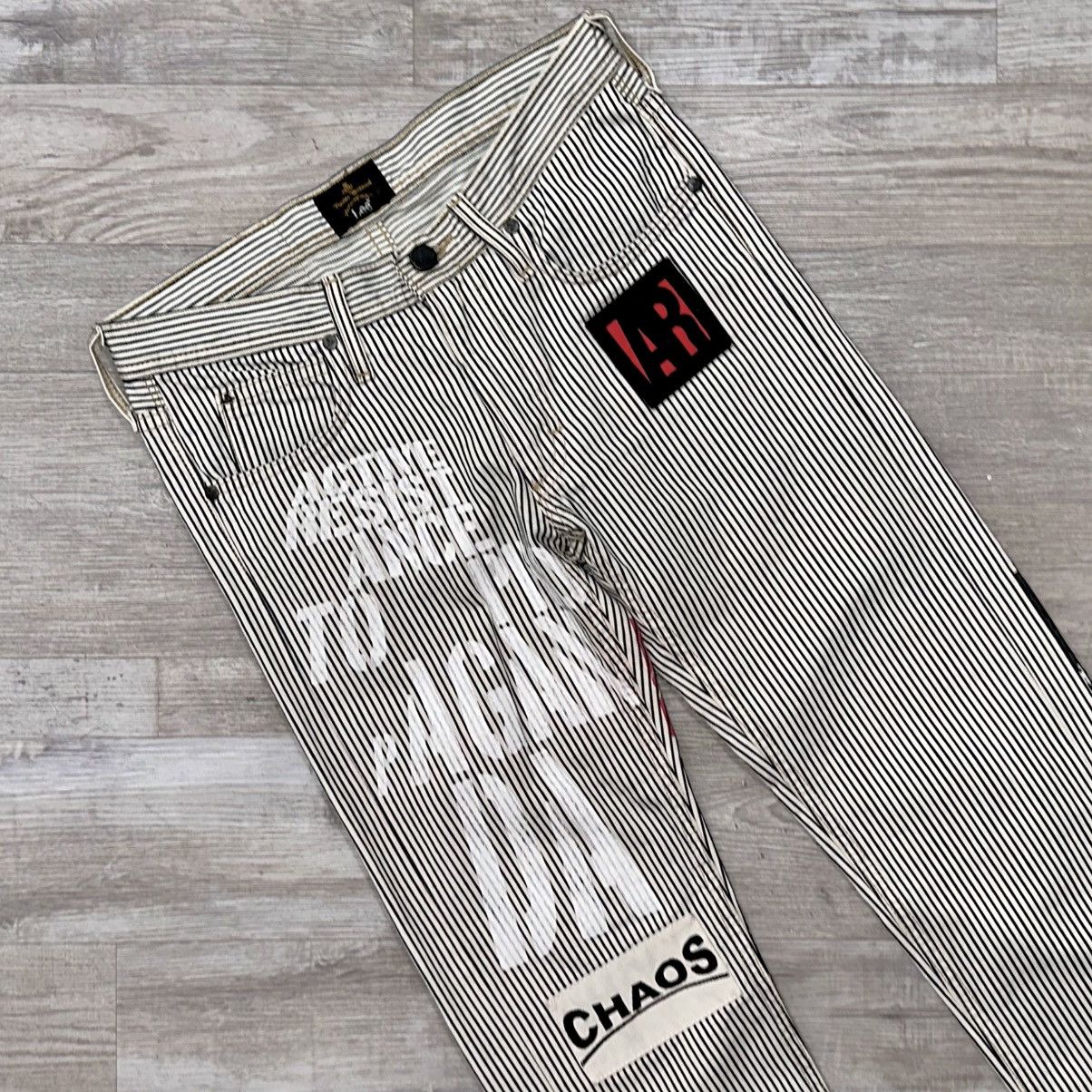 Lee × Vivienne Westwood VIVIENNE WESTWOOD X LEE PIN STRIPE JEANS Size US 28 / EU 44 - 2 Thumbnail