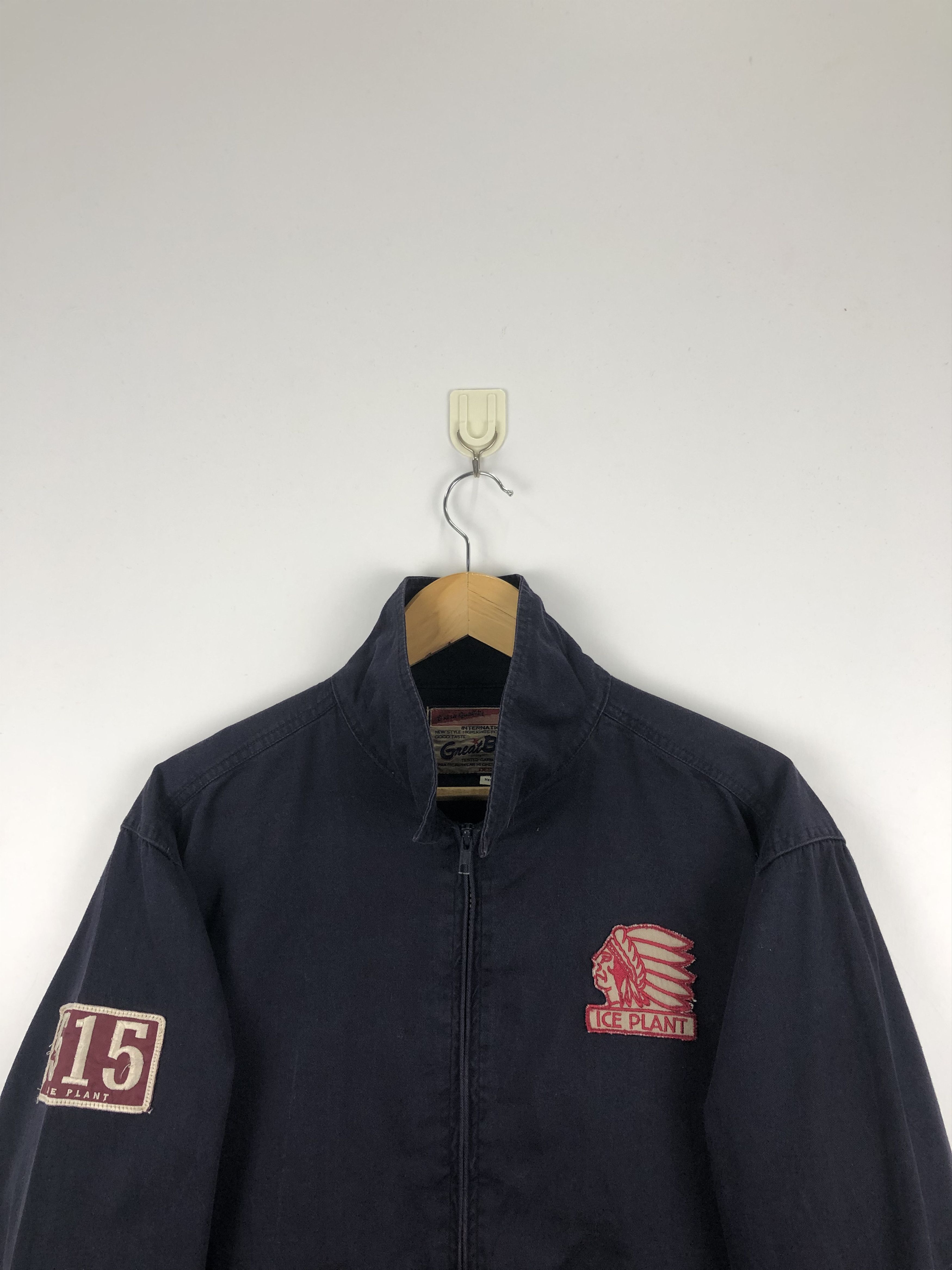 Vintage Vintage Great Britain Bomber Jacket Full Patches J0743 Size US M / EU 48-50 / 2 - 2 Thumbnail