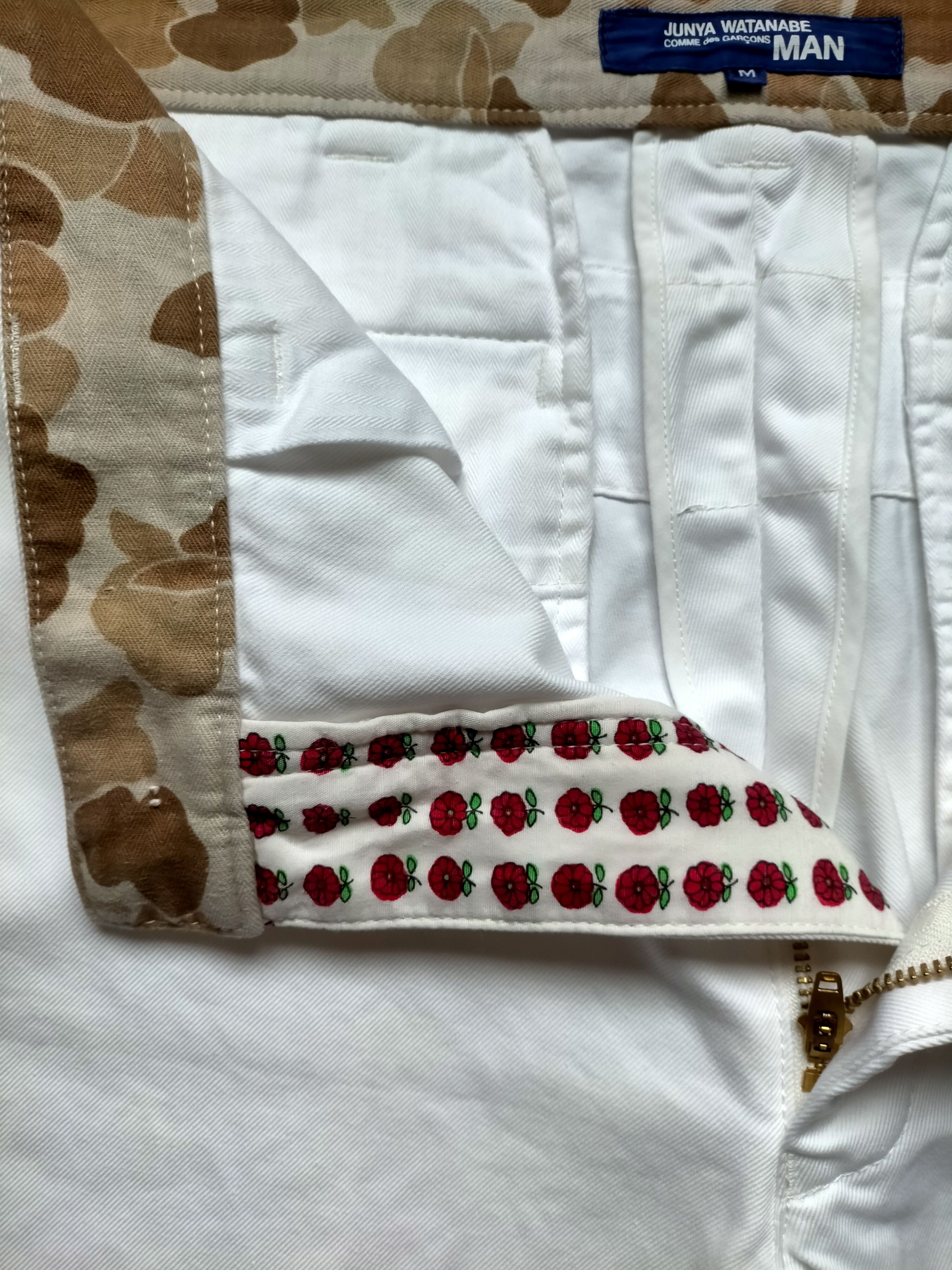 Comme des Garcons Junya Watanabe Comme des Garcons Baggy Trouser White Pants Size US 32 / EU 48 - 15 Thumbnail