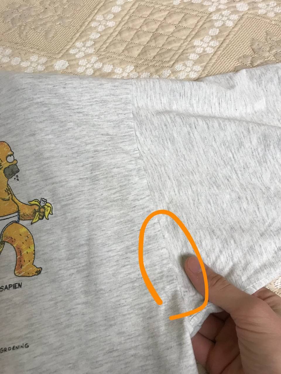 Cartoon Network 🔥 1996 The Simpsons Homer Homersapien T Shirt Cartoon Movie Size US L / EU 52-54 / 3 - 5 Thumbnail