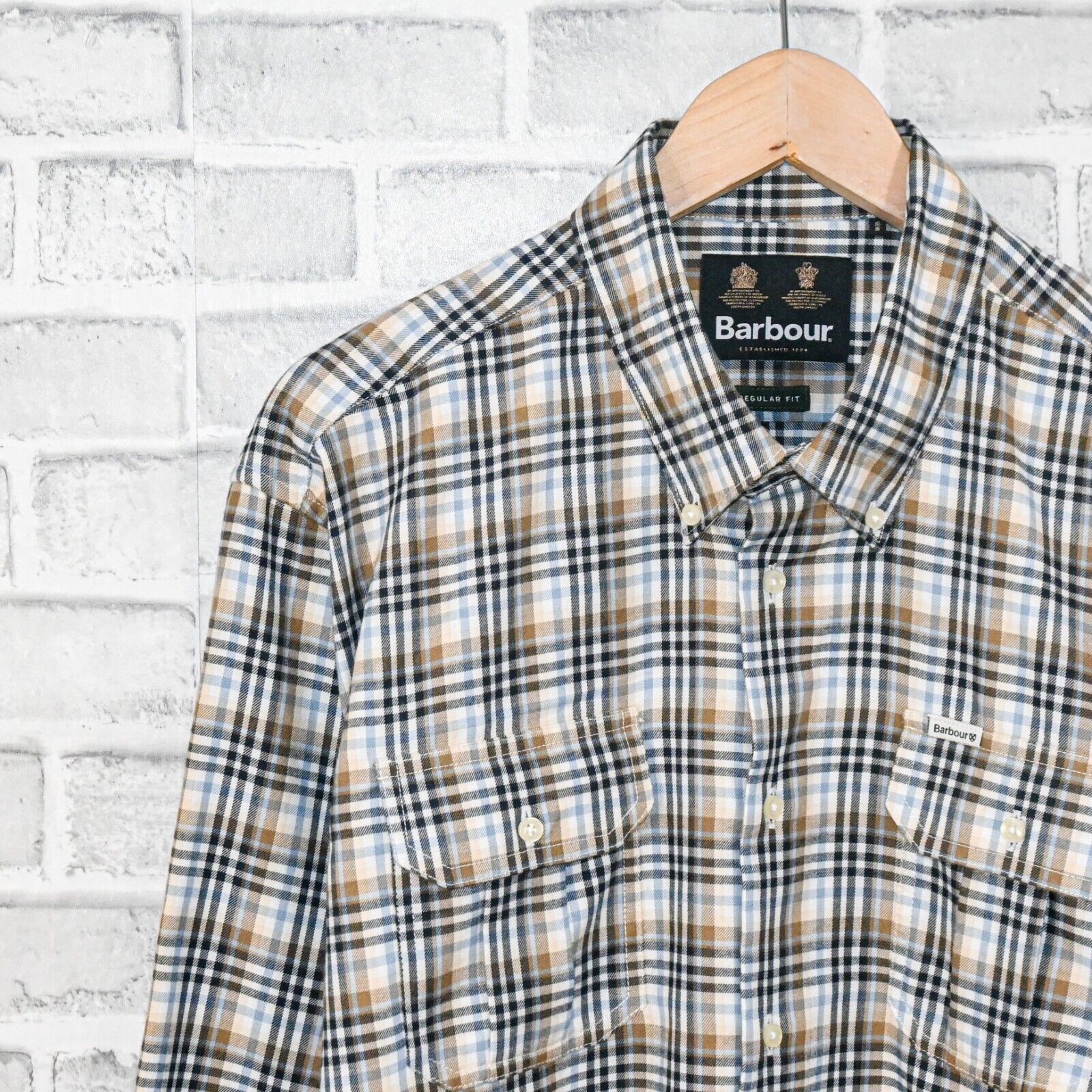 Barbour Barbour Button Down Eastwick Shirt Multi color plaid cotton Size US L / EU 52-54 / 3 - 5 Thumbnail