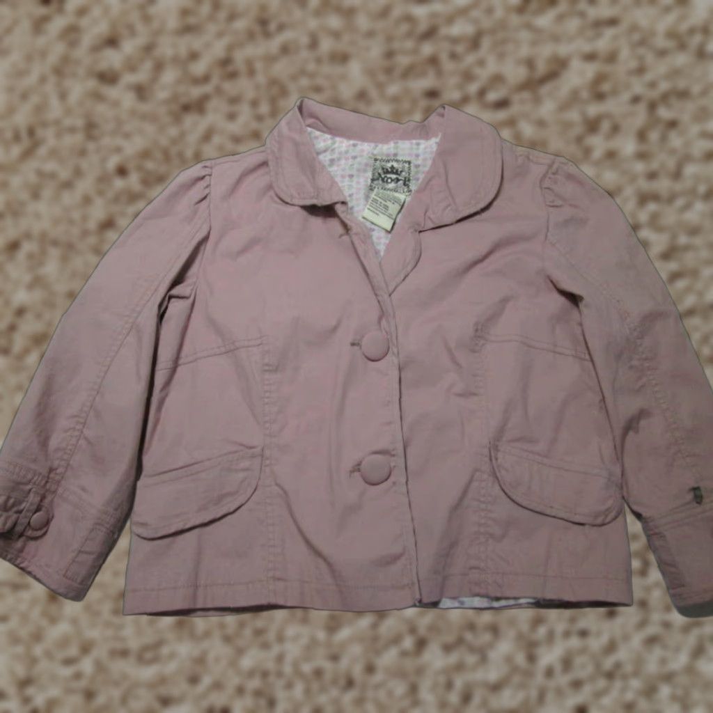 Pinko Nori Womens Basic Jacket Pink Cotton Outerwear M Casual Button Collared Pockets Solid Regular Size M Women Size M / US 6-8 / IT 42-44 - 1 Thumbnail