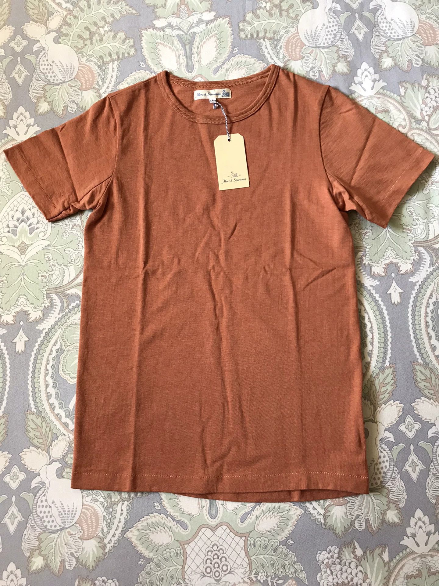 Merz B. Schwanen Merz b. Schwanen Organic Cotton Short Sleeve T-shirt Size US XL / EU 56 / 4 - 1 Thumbnail