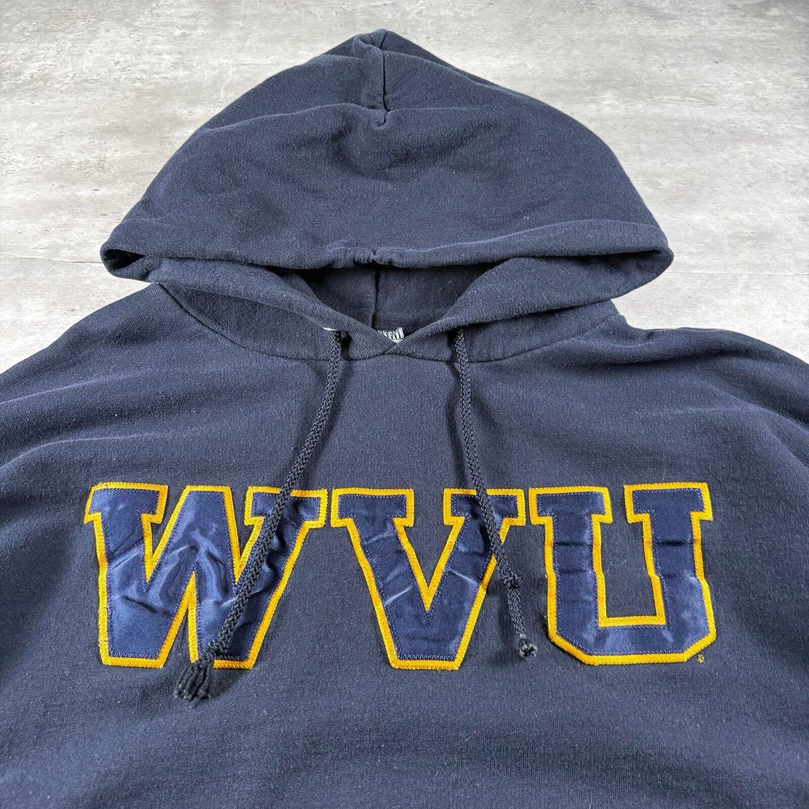 Russell Athletic Vintage 90s West Virginia hoodie Size US XL / EU 56 / 4 - 2 Thumbnail
