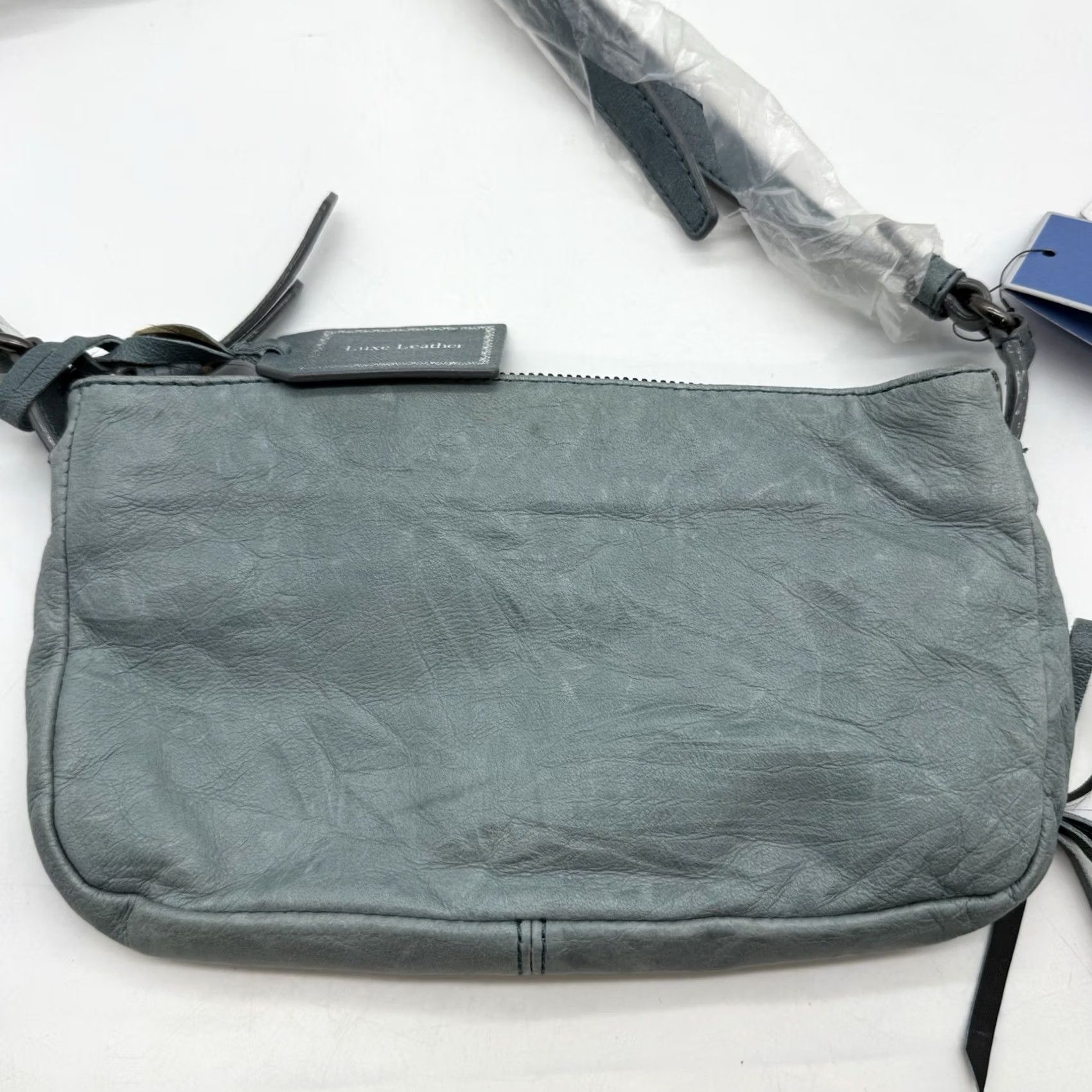 Vintage VINTAGE Simply Vera Wang Teal Green Leather Crossbody Purse FLAWED Size ONE SIZE - 6 Thumbnail
