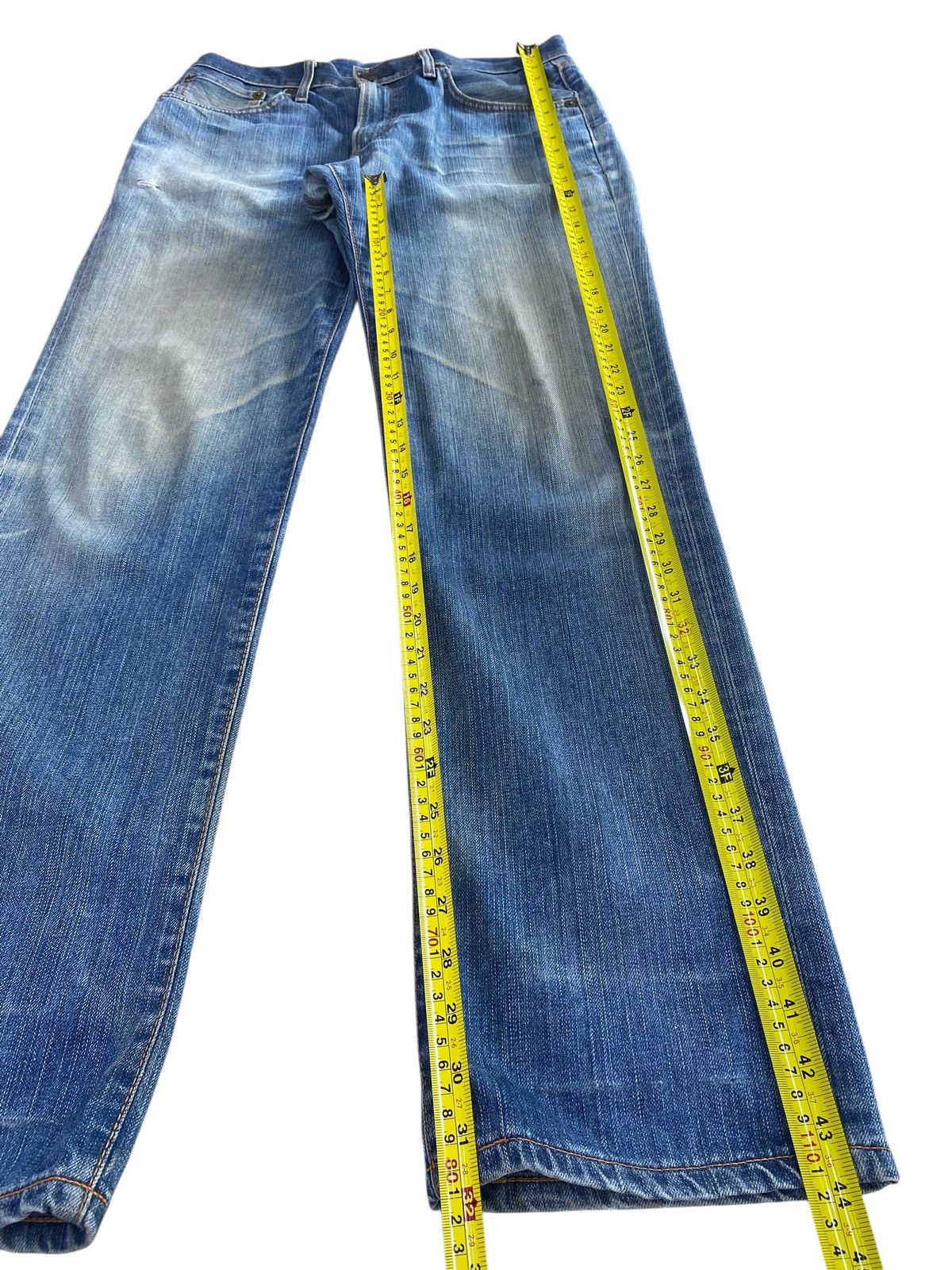 Edwin Edwin Whiskers Faded Wash Style Light Jeans Size US 32 / EU 48 - 7 Thumbnail