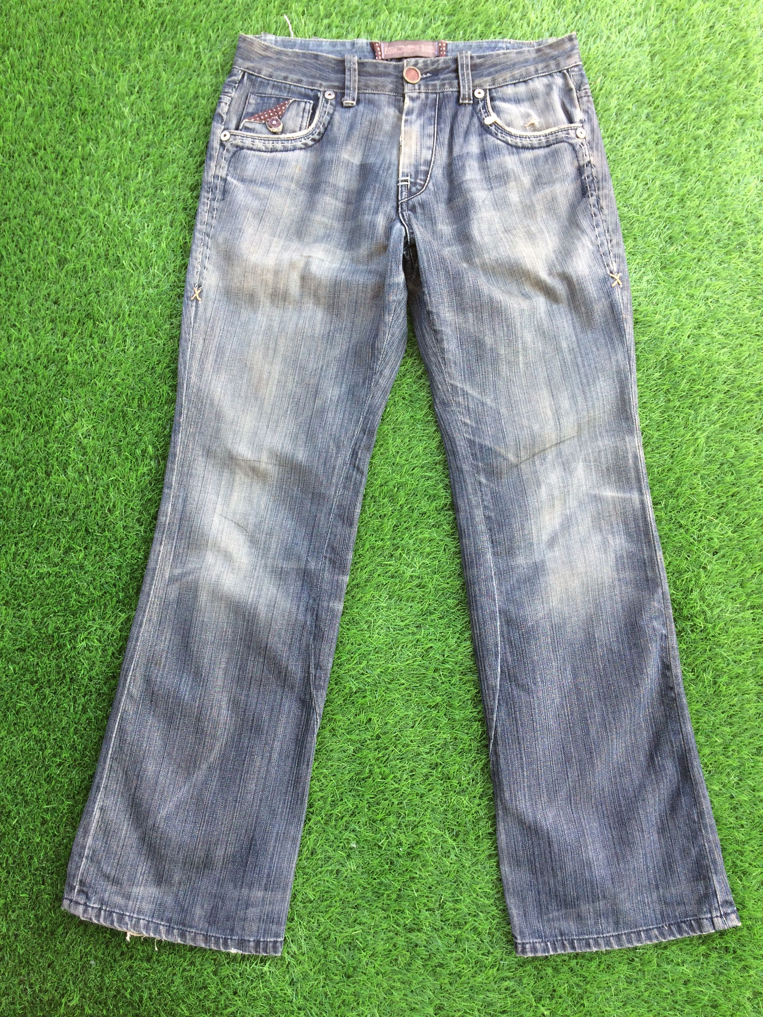 Japanese Brand × Jean Japanese Straight Leg Denim Jeans Pants #D-822 Size US 33 - 1 Thumbnail