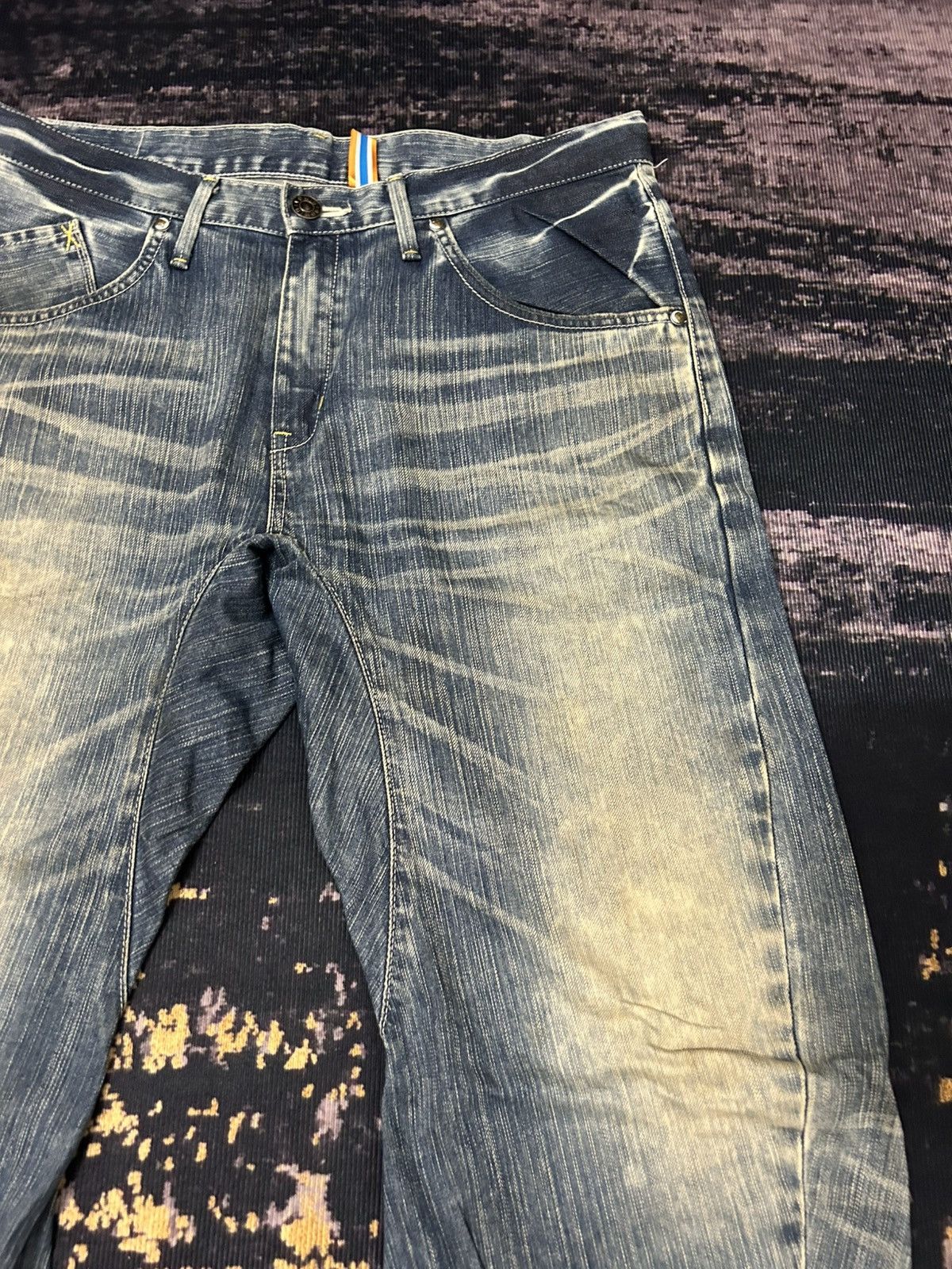 Edwin Edwin Xv Function Japan Spiral Mudwash Jeans Size US 35 - 6 Thumbnail