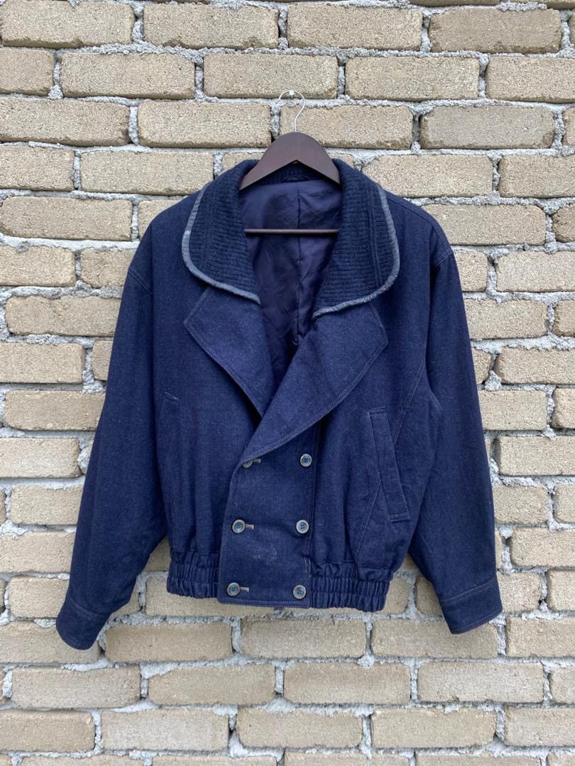 Japanese Brand Raika New Basic Double Breast Shawl Collar Jacket Size US M / EU 48-50 / 2 - 3 Thumbnail