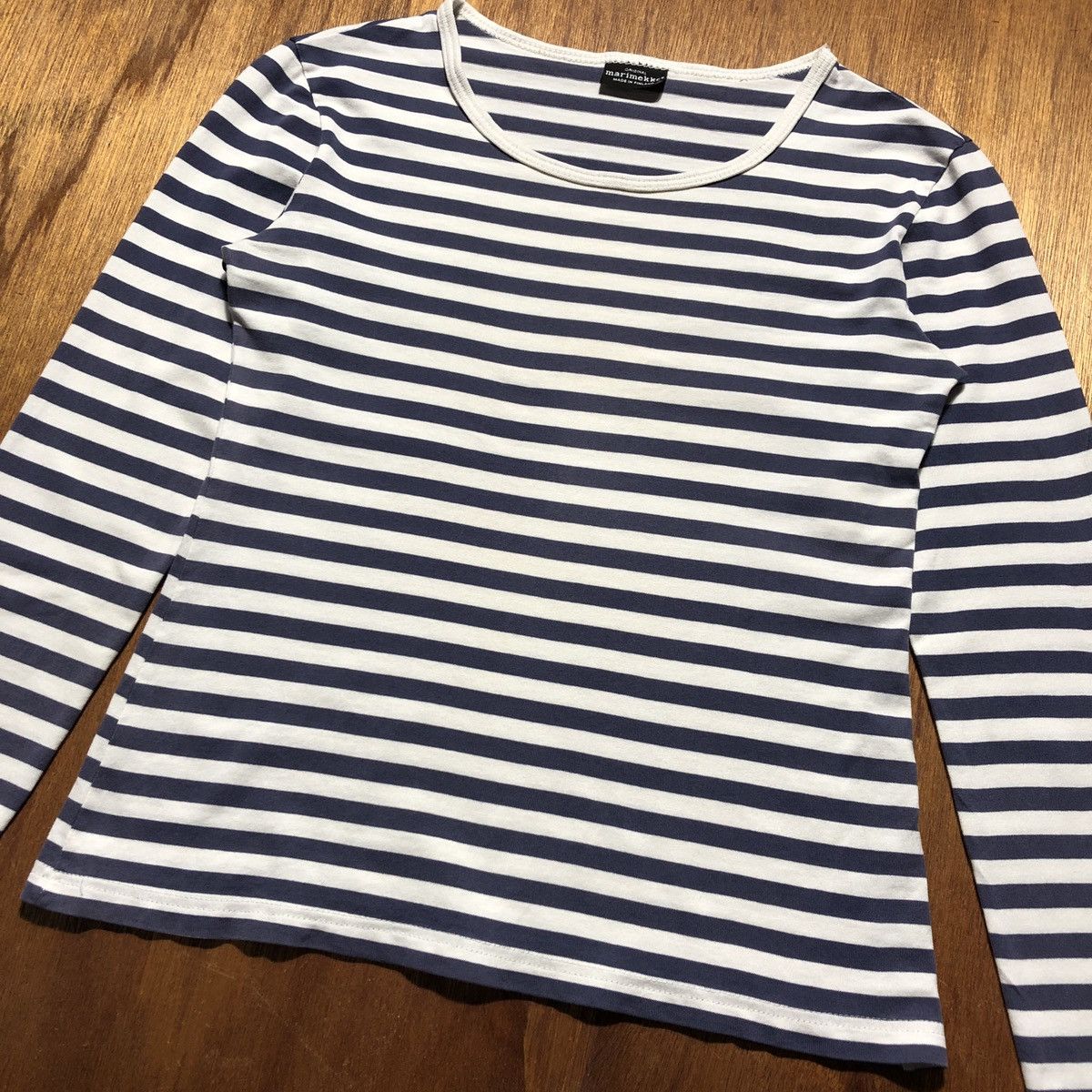 Marimekko × Vintage Vintage Marimekko Stripe Long Sleeve Tee Size XS / US 0-2 / IT 36-38 - 3 Thumbnail