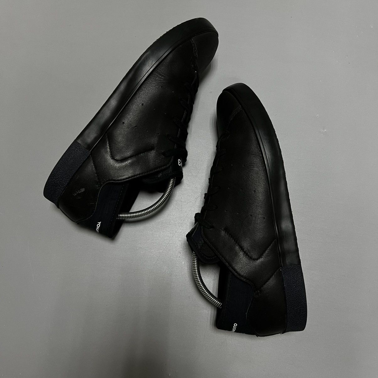 Adidas × Vintage × Yohji Yamamoto Adidas Y-3 Yohji Yamamoto Stan Smith 2015 black sneakers Size US 7 / EU 40 - 6 Thumbnail